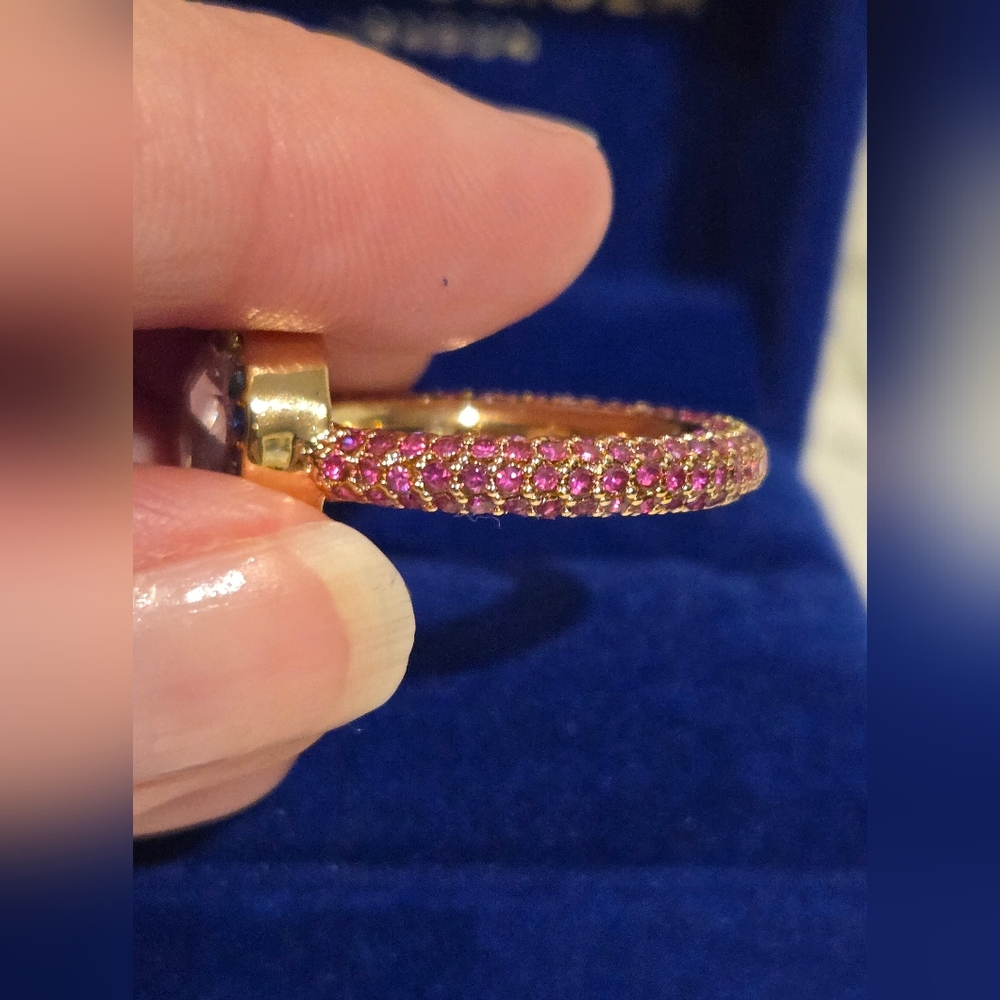 Kurt Geiger Multicolor Heart Ring - Picture 3 of 9